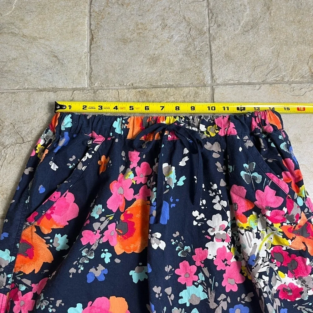 Merona Floral Cotton Skirt M | Bold Bright Y2K with Pockets
